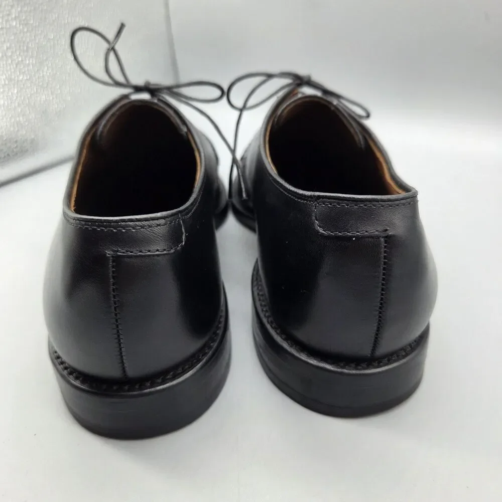 Allen Edmonds  Black Clifton Cap Toe Leather Dress Oxford Shoes Size 8.5 D USA